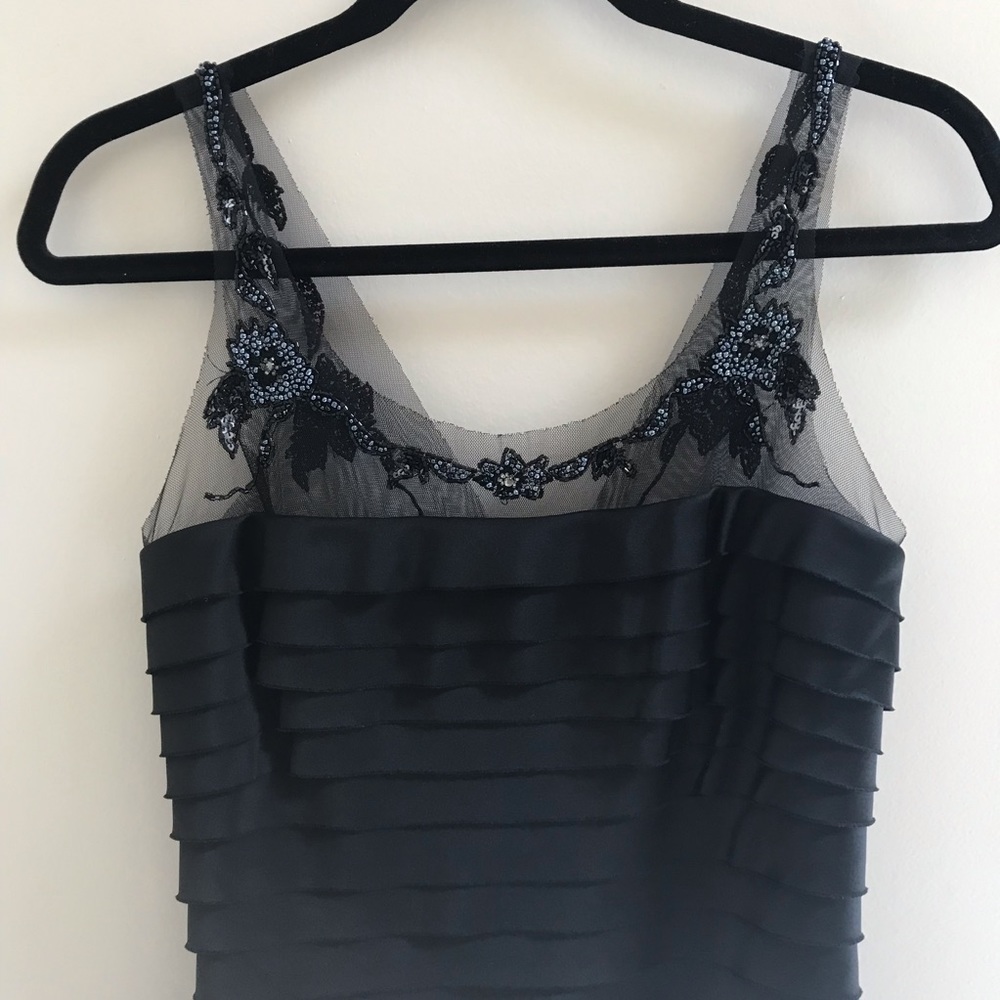 NWT BCBG Black Evening Midi Dress